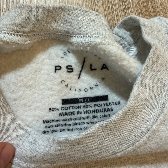 PacSun Gray Sweater with Blue and Yellow Accents - Picture 3 of 3